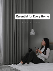 1PC Blackout Curtain Thickened Shading Curtain Thermal Insulated Makapal for Window & Home Decor