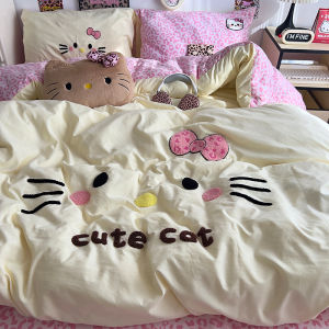 susan | Cute Printed Water-washed Cotton Bedding Set