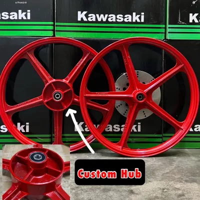 Kawasaki AR80 SPORT RIM PNP EX5 DREAM Custom Hub Spocket AR80 Custom EX5 Highpower Dream LC135 5 Batang AR80 1.4/1.4-18