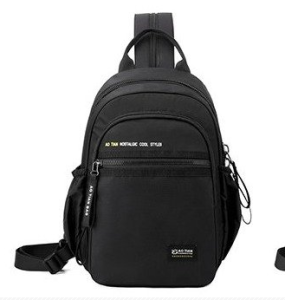 Small Casual Outdoor Travel Mens Backpack Lightweight Student Bookbag Nylon Fabric Zipper Closure Everyday Use