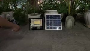 200W-1000W Lampu Solar Light Outdoor  24 Hours Lighting Light Waterproof LED Wall Solar Spotlight Solar Garden Light