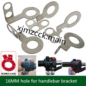 Motorcycle 22mm Handle Stainless Steel Bracket 16mm Switch Button Bracket Accessories Universal Multiple options