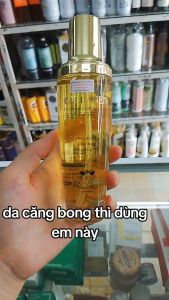 Serum tinh chất vàng 24k hàn quốc chính hãng beau shop collagen gold luxury lifting essence beaushop dưỡng ẩm trắng căng bóng da mặt màu vàng 24 k tốt