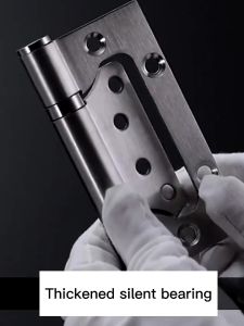 2Pcs Stainless Steel Butterfly Door Hinges 4x3 Heavy Duty Hinges with Stainless Steel Screw