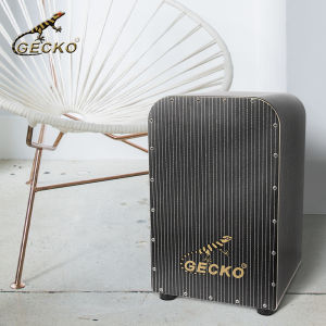 กลองกล่อง Cajon ตุ๊กแกพร้อมเสียงกรนและเสียงเบสสำหรับเล่นเสียงดนตรีพร้อมมือของคุณรับประกัน1ปี (GL40A)