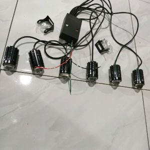Sepaket 6 LED Sorot 2 Mode Mobil Motor 12V Led Light Bar Truk 24V Led Grill
