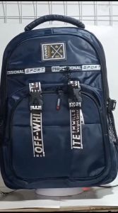 RIZ POLO V33 - Tas Ransel Pollo Kasual Pria/Wanita Ransel Kerja Backpack Waterproof Free Raincover