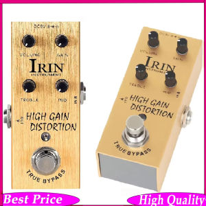 IRIN | IRIN AN-14 Guitar Effector High Gain Distortion Effect Pedal Heavy Metal True Bypass Design Electric Guitar Pedal Guitar Parts