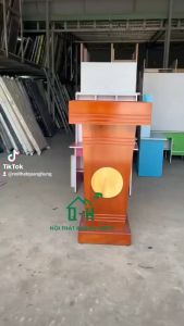 BỤC TƯỢNG BÁC HỒ CAO CẤP GỖ SỒI  - BỤC PHÁT BIỂU HỘI TRƯỜNG