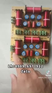 [1 mạch] Phân tần loa full đôi RCEDA-402 dùng cho 2 Bass 1 Mid 1 Treble | Phân tần loa kéo | Mạch phân tần 4 loa