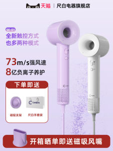 Leafless High-Speed Blow Dryer Negative Ion Touch Control Hair Dryer for Mothers And Babies Home Use No Damage to Hair
