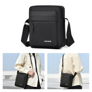 MENSPE Mens Shoulder Bag Leisure Cross Body Bag Waterproof Travel Bag Business Bag Large Capacity Bag Casual Bag Fashion Leisure Sport Street Bag for College Student