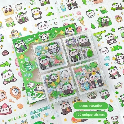 Cute Handaccount Sticker 100 Sheets