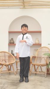 Setelan Koko Anak Hitam Putih 1-14 Tahun Ahsan Series Assuffah