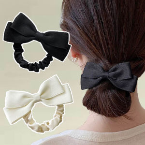 Fashion Korean Bow Knot Hair Tie Women Girl Cute Ponytail Elastic Hair Band Scrunchies Accessories
