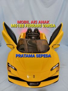 Mobil Aki Mainan Anak Ferrari Sport Varsa PMB M6188 Remote Control Dan Manual PROMO