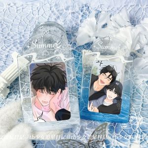 Túi Đựng Thẻ PVC Trong Suốt Họa Tiết Biển 3 Inch Túi Đựng Thẻ Trường Học Túi Đựng Thẻ Ăn Trưa Túi Đựng Thẻ Treo Trưng Bày