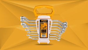 Ingco 8pcs Offset Ring Spanner Set 6-22mm Hkspa3088