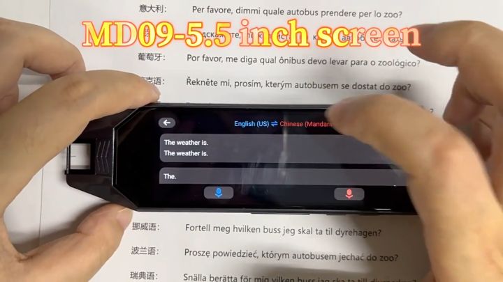 5.5 Inch Multi-language Translation Pen Scanning Translation Pen ...