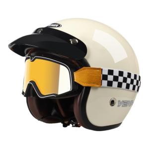 YEMA | Retro Winter Insulation Half Helmet