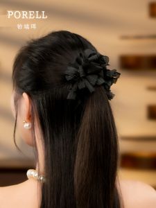 คลิปหนีบผมทรงหมอนพู่กันน้ำหนักเบาสำหรับผู้หญิง ตกแต่งผมครึ่งหัว กระตุ้นผม คลิปผมสำหรับเดินทางแบบไม่มียางยืด