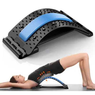 Back Stretcher for Back Pain Relief Multi-Level Back Cracker Board Lower and Upper Back Support for Herniated Disc