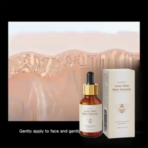 EELHOE Bee Racun Serum Desalinasi Wajah Garis Halus Dekret Garis Ketat Kulit Anti-penuaan Serum Pelembab Pelembab  15ml