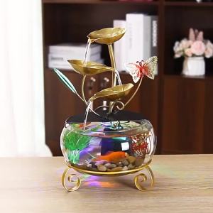 FENGHONGTAO | Water Feature Decorative Iron Home Decor