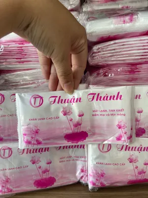[Sỉ] Combo 100 cái khăn dùng 1 lần lạnh Cao Cấp Thuận Thành - Tổng Kho Bao Big Giá Rẻ
