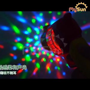 Đồ chơi súng nhựa lục ngắn bằng nhựa cho bé có đèn nhạc phát sáng giá rẻ tặng PIN