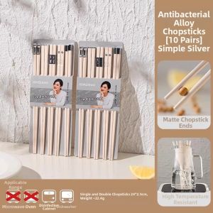 Yomerto | Antibacterial Moisture-Resistant Non-Slip Ceramic Chopsticks