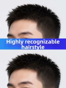 Is a wig | Full Head Real Hair Wig Short Style Cover Gray and Bald Thinning
