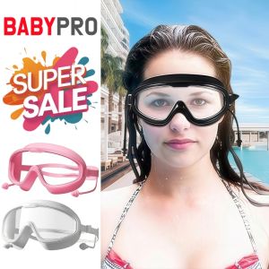 แว่นตาว่ายน้ำสำหรับผู้ใหญ่ คุณค่า แว่นตาว่ายน้ำผู้ใหญ่ แว่นตาว่ายน้ำ แว่นดำน้ำ มีที่ปิดหูกันน้ำ แบบกัน UV และกันน้ำได้ดี