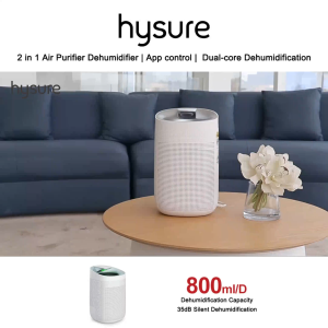 【SG Stock】 Dehumidifier Air Purifier 2 in 1 Water Full Automatic Shutdown Air Purifier Dehumidifier App