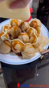 RAF 12 Holes Electric Takoyaki Maker Machine 1200W Household Takoyaki Pan Non Stick Octopus Balls Grill Pan