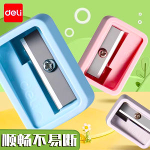 Deli Mini Electric Pencil Sharpener for Children Durable ABS Material Stainless Steel Blades Suitable for Primary School Students