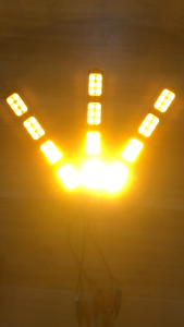 ขายดี 2025 ไฟ LED กระพริบแรงดันต่ำ 12V สีเดียวสำหรับรถจักรยานยนต์และรถยนต์ 24V สำหรับรถบรรทุกขนาดใหญ่