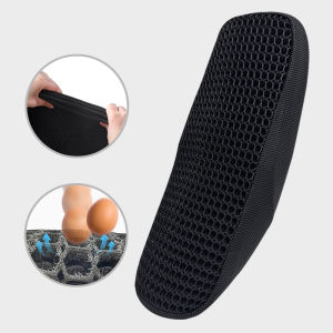 SEAMETAL Motorcycle 3D Mesh Fabric Seat Cover Anti-skid Pad Scooter Electric Vehicles Breathable Sunscreen Covers Net Cushion