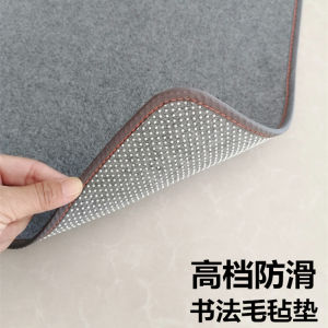 Non-Slip Wool Felt Pad Calligraphy Mat Chinese Painting Writing Brush Pure Wool Art Culture Business Stationery Supplies