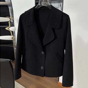 Autumn Stylish Double Faced Wool Blazer For Petite Women New