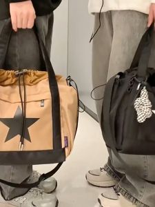 New Messenger Bag Female Niche All-match Tooling Bag Male Large Capacity Korean Version Ins Trendy Brand Shoulder Bag St