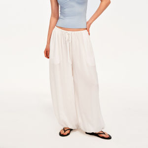 Breathable Tencel Material Balloon Pants