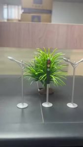 7.5cm Non-Luminous Street Lamp & Traffic Light Model Miniature Desk OrnamentMicro LandscapeDiy Model MakingRailway Scenery
