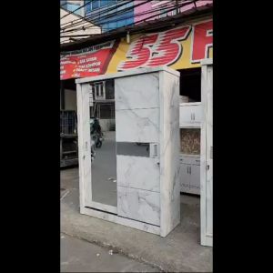 Lemari Baju Bahan HPL / Lemari Pakaian HPL 2 Pintu / Jumbo