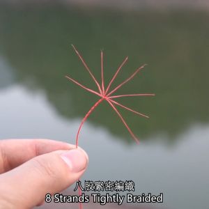 Senar Pancing Tahan Aus: Senar PE X8 Hijau Merah Anti Kusut Tali Pancing Dikepang 200m Halus Lembut Jepang Braided Fishing Line Memancing Di Laut