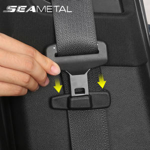 SEAMETAL Car Seat Belt Retainer Clip ABS Safety Adjuster Socket Extenders Seat Buckle