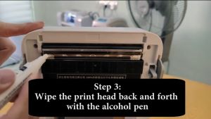 Original Thermal Printer Printhead Print Head Cleaning Pen For All Barcode Printers Thermal Printers Cleaner Printer Accessories Maintenance Sterilization Alcohol Pen 打印机打印头清洁保养笔