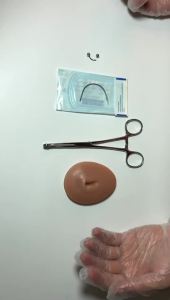 Surgical Steel Curved Body Piercing Needle Tool Sterilized Bag Suit Belly Nose Tongue Piercing 20G/18G/16G/14G Choosable