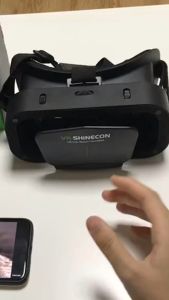 PENGIRIMAN CEPAT Shinecon VR Box IMAX Giant Screen Virtual Reality Glasses G10 / vr box untuk semua hp 3d lengkap 1 set game video murah dan film / kacamata virtual 3d untuk hp reality untuk bioskop