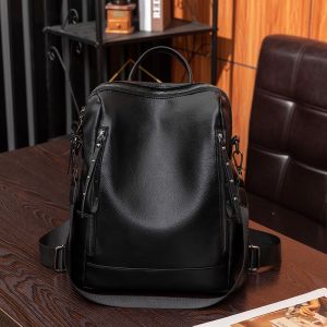 Chic Multi-Compartment Oxford Backpack for Women | Waterproof Anti-Theft Casual School Travel Bag